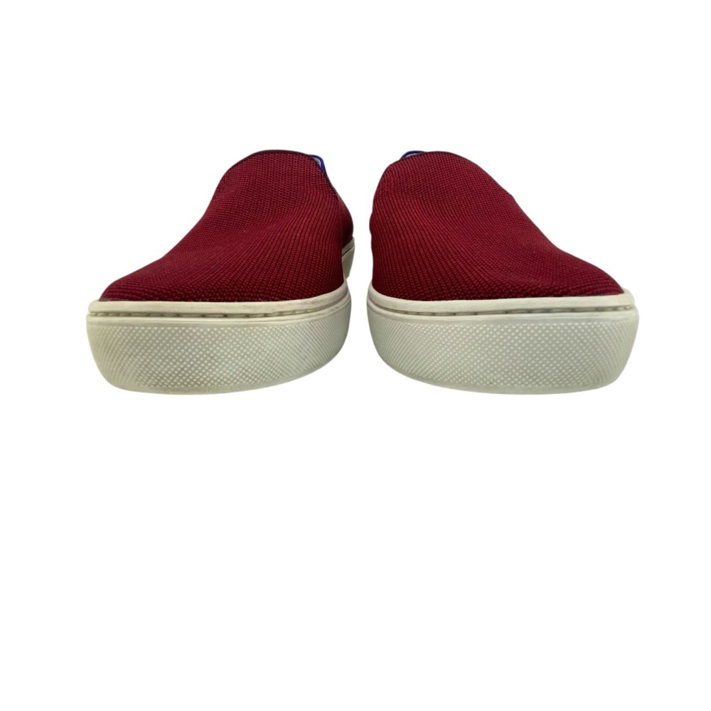 Rothy's The Sneaker Burgundy Red Slip Ons - Picture 2 of 16